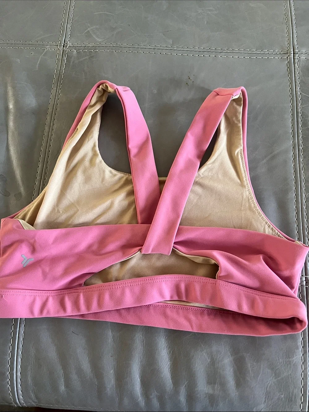 Kids size XL Old  Navy Pink Crossback Sports Bra - Soft Rose